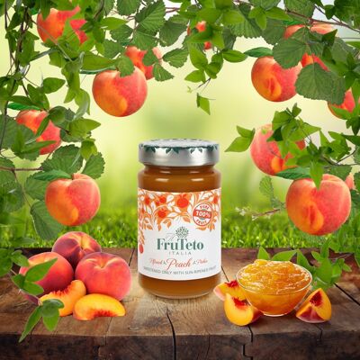 Peach specialty. ORGANIC. 100% FRUIT.
