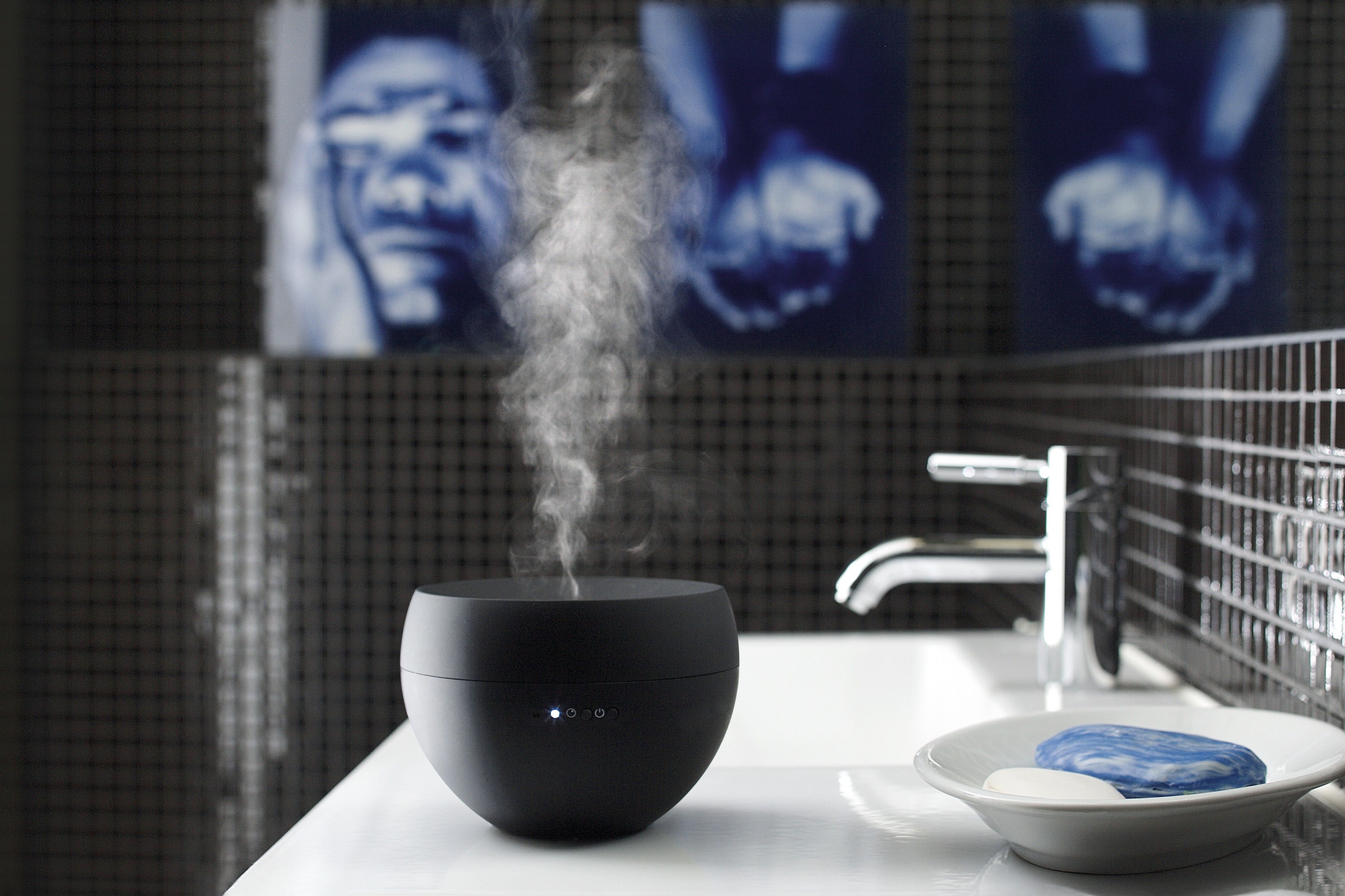 Diffuseur d'huiles essentielles jasmine noir