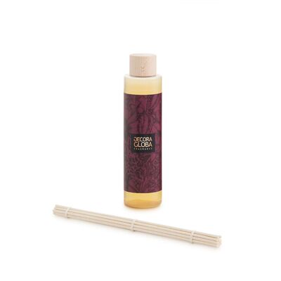 Ricarica deodorante per ambienti Mikado - Fragranza maschile caffè, pelle e vaniglia - Dhamir - 250ml/8.45fl.oz