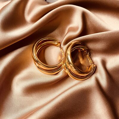 Korlie Gold Loop Earrings