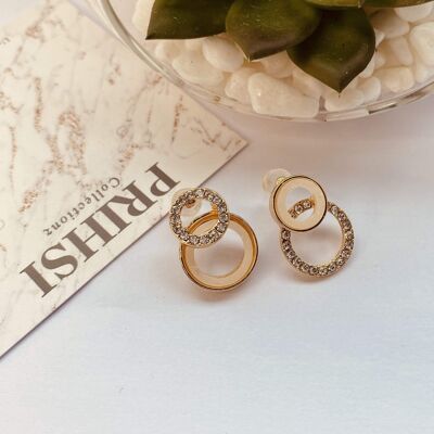 Ida Crystal Stud Earrings