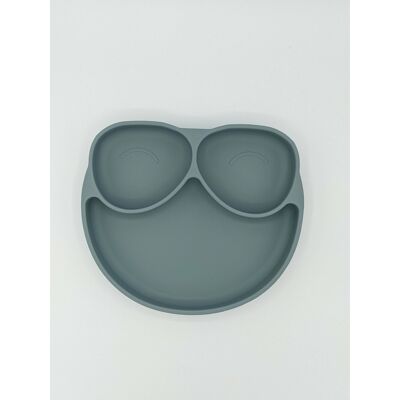 Silicone Suction Divider Plate - Blue Ether