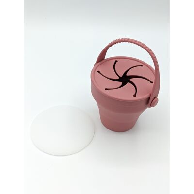 Silicone Snack Pots - Dusty Pink