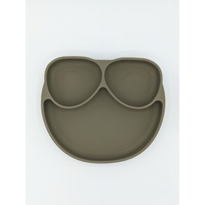 Silver Sage Silicone Suction Divider Plate