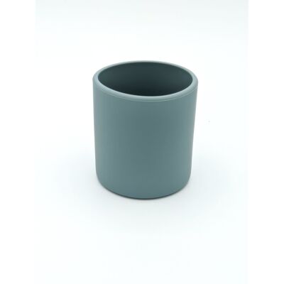 Open Silicone Baby Cup - Blue Ether