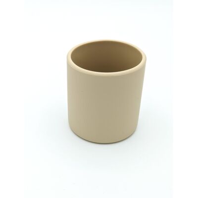 Open Silicone Baby Cup - Cream