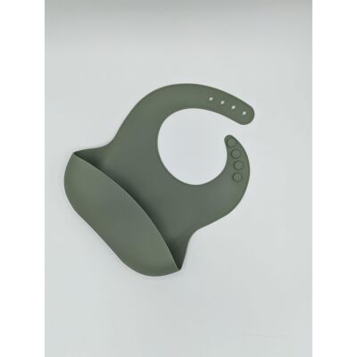 Silicone Catch All Bib - Desert Sage