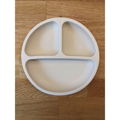 Silicone Divider Plate - Cream