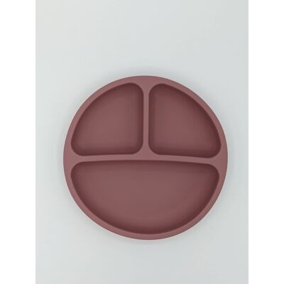 Silicone Divider Plate - Dusty Pink
