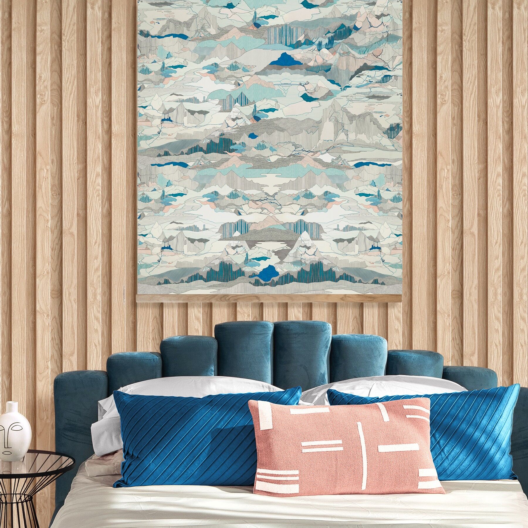 Kakemono fatto in casa 75x160cm / Montagne