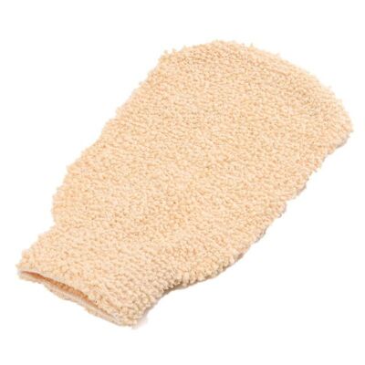 Natural hemp exfoliating glove