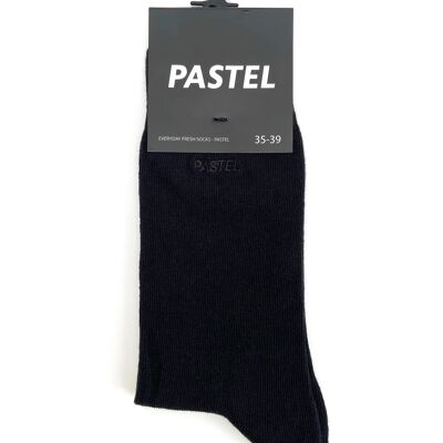 KLASSISCHE SCHWARZE SOCKEN | BLACK ESSENTIALS - Stickerei - Schwarz