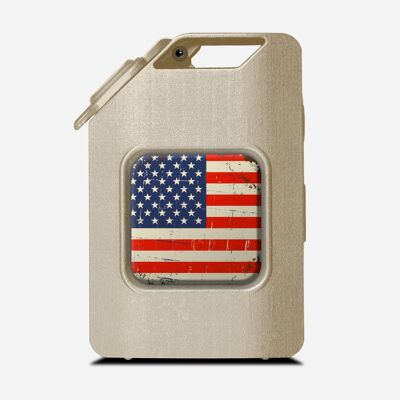Fuel the Adventure - Sand - USA-Flagge