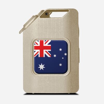 Alimenta l'avventura - Sabbia - Bandiera dell'Australia