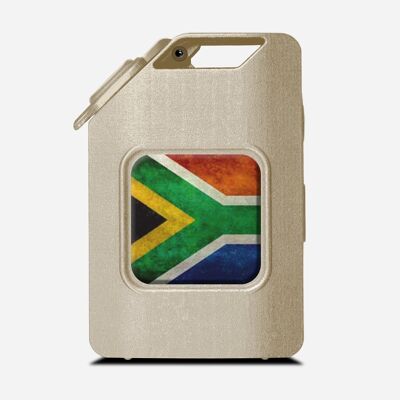 Fuel the Adventure - Sand - Südafrika-Flagge