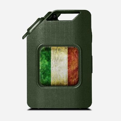 Alimentez l'aventure - Vert olive - Drapeau Italie