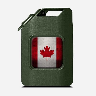 Alimentez l'aventure - Vert olive - Drapeau Canada