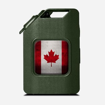 Fuel the Adventure - Olive Green - Canada Flag