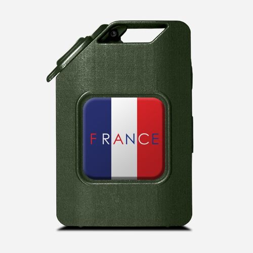 Fuel the Adventure - Olive Green - France Flag