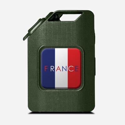 Fuel the Adventure - Verde oliva - Bandera de Francia
