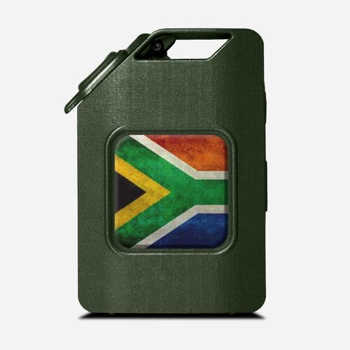 Fuel the Adventure - Olive Green - South Africa Flag