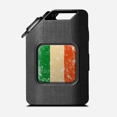Fuel the Adventure - Schwarz - Irland Flagge
