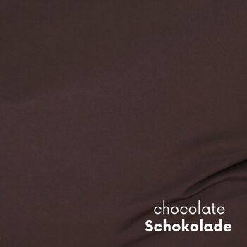 Coussin en pin cembro 'Cembra' couleur chocolat avec coutil 2