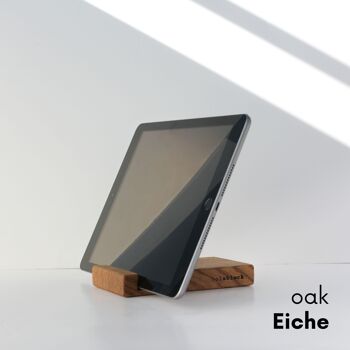 Support tablette 'bloc de bois' chêne 10
