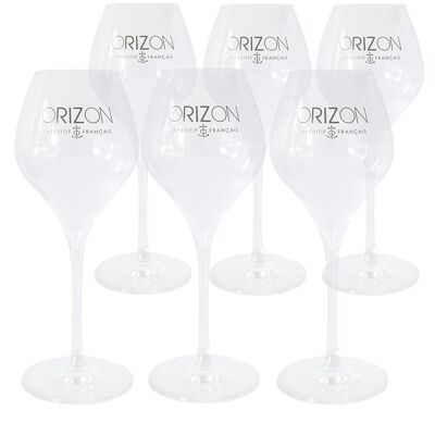 SET OF 6 SIGLES GLASSES - ORIZON®