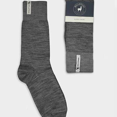 Classic Inca Socks Anthracite Gray