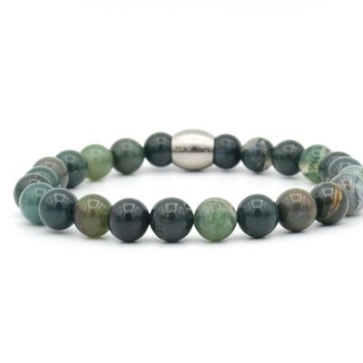 Bracelet Nane moss agate (8mm)