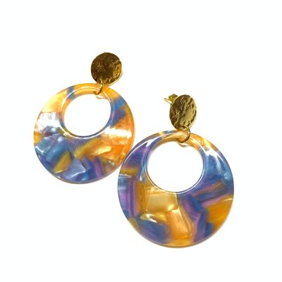 Anita large tangerines earrings