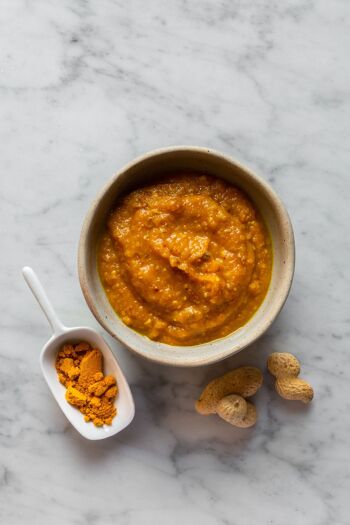 Crème de Butternut aux cacahuètes des Landes et au curry 3