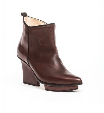 Bottines Glenn bordeaux 2