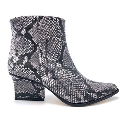 Denis ankle boots smog python print