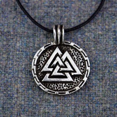 Round Valknut Viking Pendant