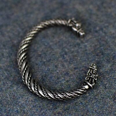 Small Odin's Steed, Sleipnir Viking Pewter Bracelet