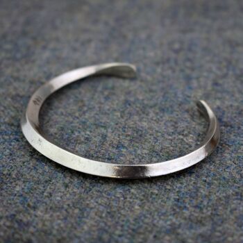 Réplique Viking Age Plain Ring Bracelet Argent 1