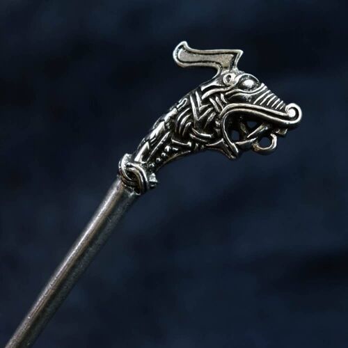 Hedeby Dragon Headed Pin - Viking Replica