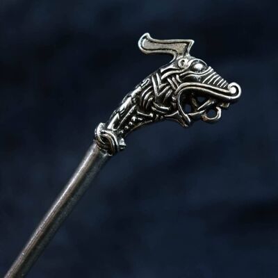 Épingle à tête de dragon Hedeby - réplique viking