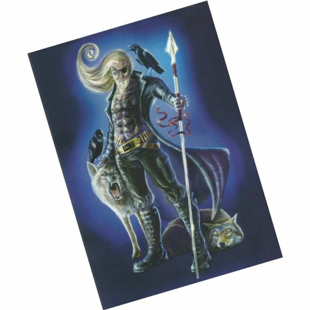 Biglietto di auguri vichingo di Odino