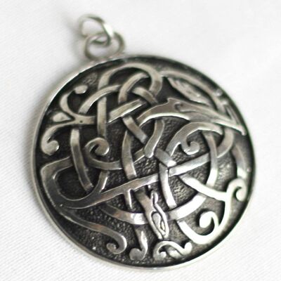 Kells Serpent Beast Celtic Pendant