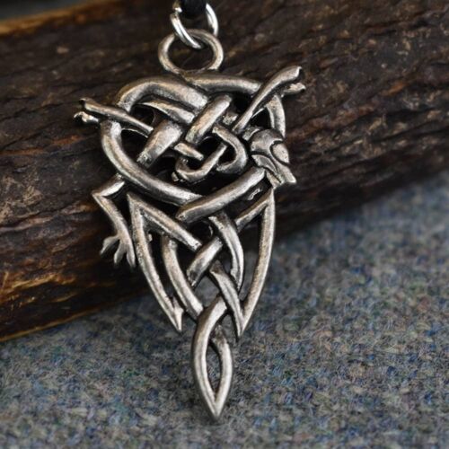 Entwined Dog Celtic Knotwork Pendant