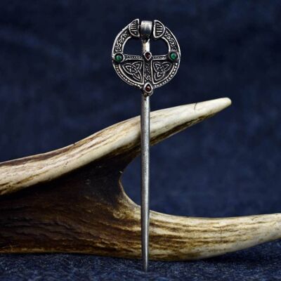 Réplica de peltre Broche de anillo Ballinderry de la era vikinga