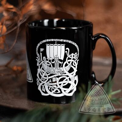 Thor Goes Fishing Norse Viking Mug