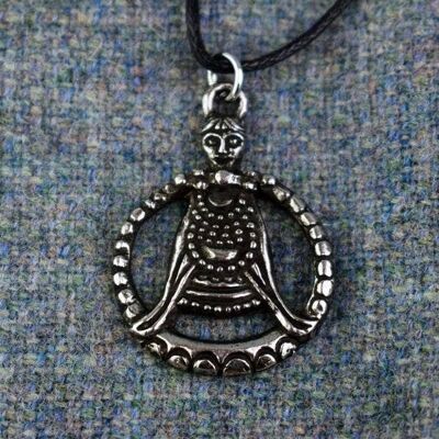 925 Sterling Silber Replik der Göttin Freya Anhänger der Wikingerzeit