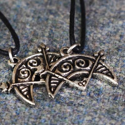 Crescent and V Rod Pictish/Scottish Pendant