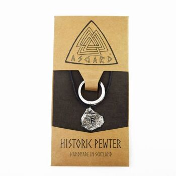 Ensemble cadeau pendentif et bague Viking Rune 1