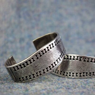 Small Replica Viking Age Cuff Pewter  Bracelet