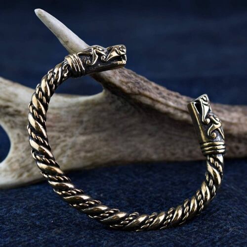 Viking Age Replica Bronze Dragon Bracelet